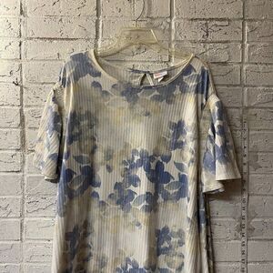 LuLaRoe Floral Plus Size Curvy Dress w/ Pockets 3XL